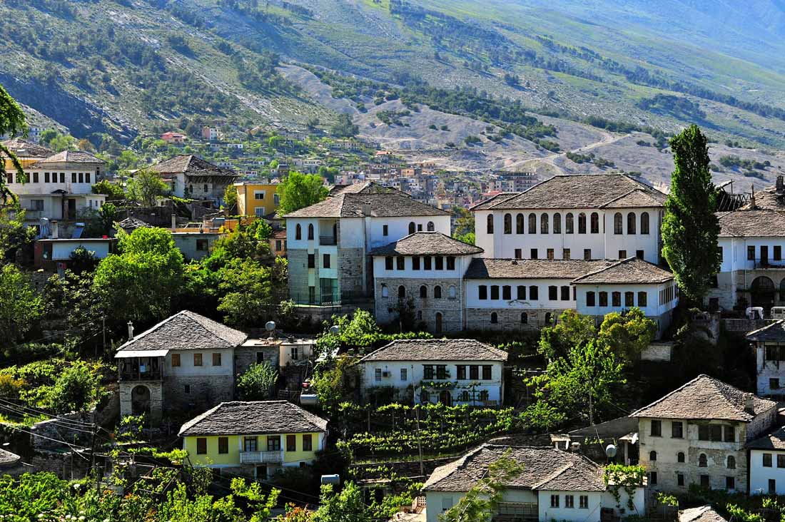 Casas otomanas de Gjirokastra