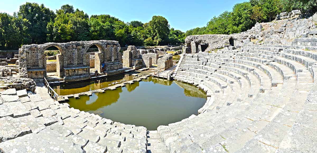 Teatro de las ruinas de Butrint